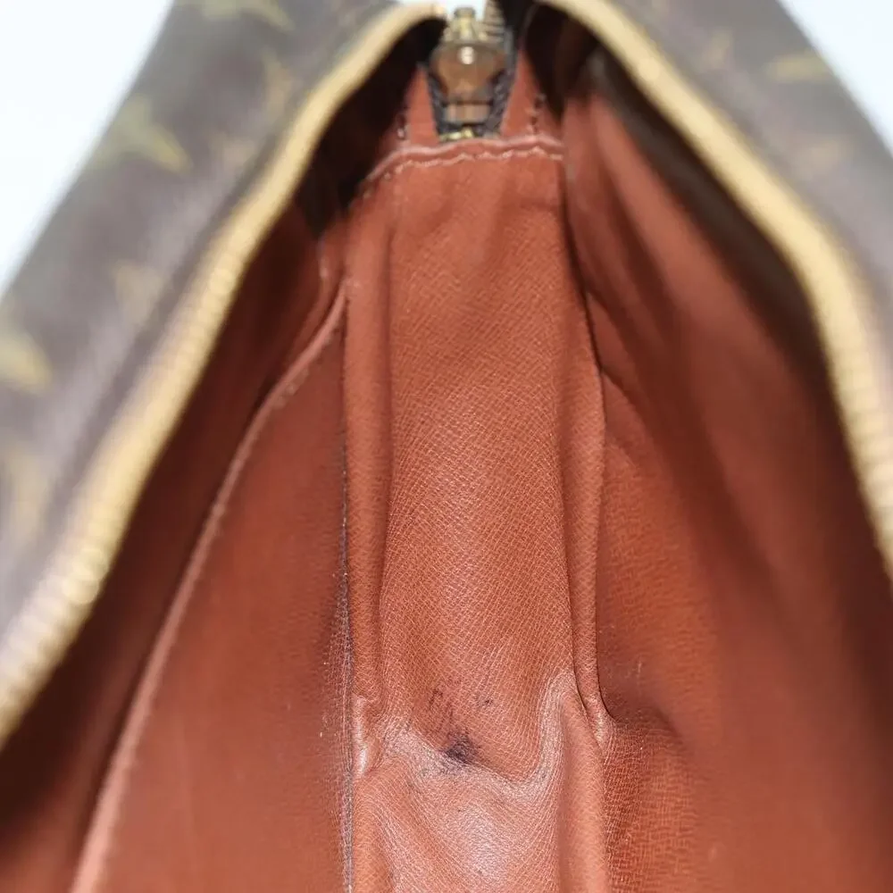 Louis Vuitton Monogram Compiegne 28 Clutch Bag Brown